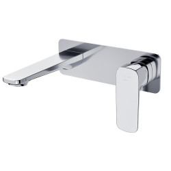 Lśniąca Bateria Podtynkowa Larga z Chromowanym Wykończeniem, Kod: S951-386