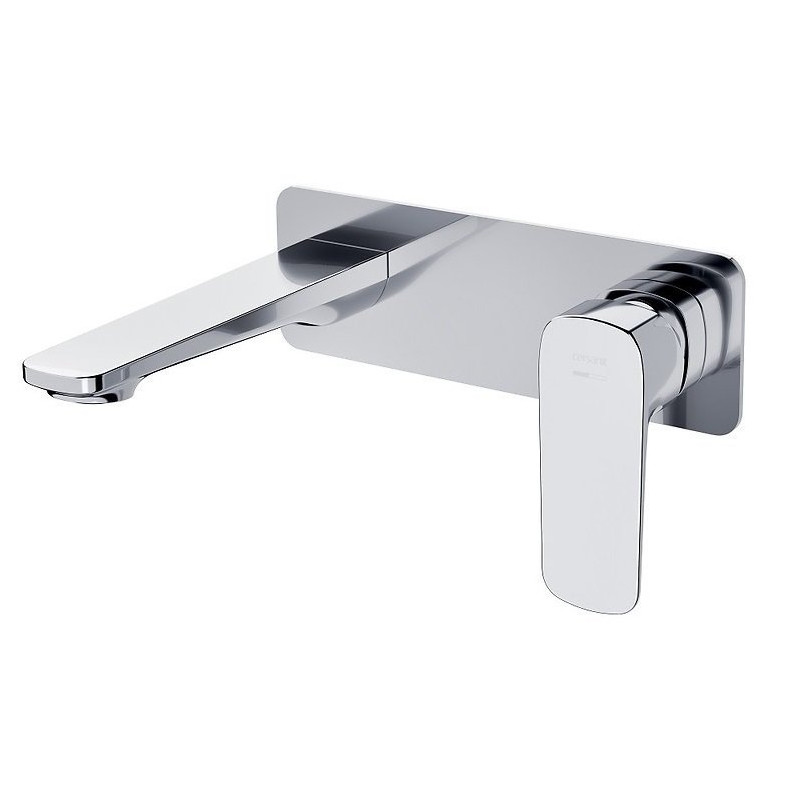 Lśniąca Bateria Podtynkowa Larga z Chromowanym Wykończeniem, Kod: S951-386