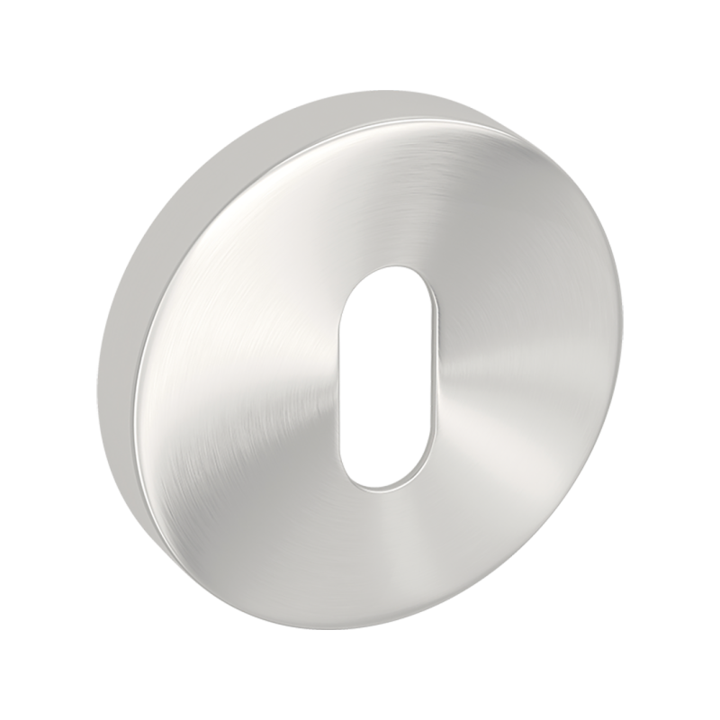 Elegancki Szyld Okrągły z Satynowym Wykończeniem do Drzwi Wewnętrznych 38-45mm