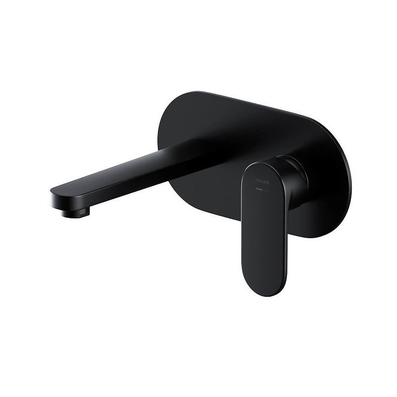 Stylowa Bateria Umywalkowa Podtynkowa Crea Czarna z Boxem S951-333 - Nowoczesność w Twojej Łazience