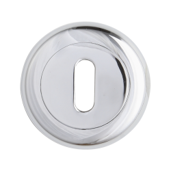 Chromowana Rozeta Wkładana 52x10 – Styl i Bezpieczeństwo dla Drzwi Wewnętrznych