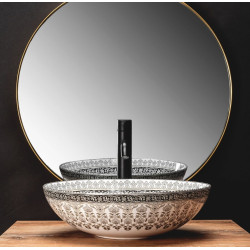 Stylowa Umywalka Arte 40x40 - Elegancja na Twoim Blacie!