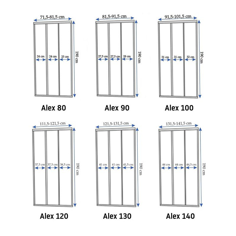Eleganckie Drzwi Prysznicowe ALEX 120 cm - Chromowany Blask i Styl!