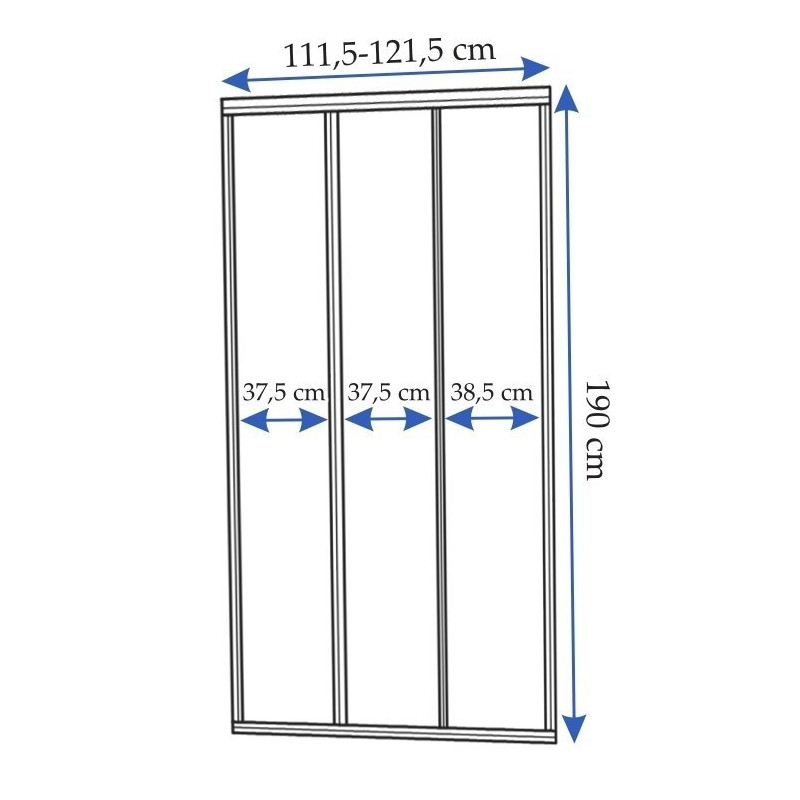 Eleganckie Drzwi Prysznicowe ALEX 120 cm - Chromowany Blask i Styl!