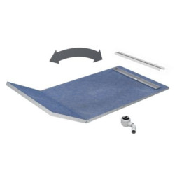 Elegancki Odpływ Liniowy Schedpol CIRCLE 130+50x80 cm - Nowoczesny Design!