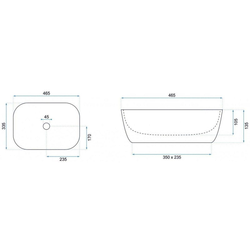 Nowoczesna Umywalka Nablatowa BELINDA WOOD Matt - Elegancja i Styl w Twojej Łazience!