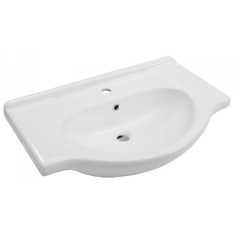 Elegancki Zestaw Łazienkowy Lupo z Szafką i Umywalką 75cm