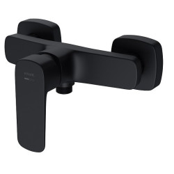 Elegancka Bateria Prysznicowa Larga Czarna - Nowoczesność w Twojej Łazience