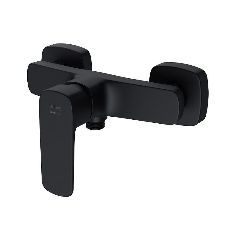 Elegancka Bateria Prysznicowa Larga Czarna - Nowoczesność w Twojej Łazience