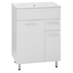 Elegancki zestaw Lupo 60 cm - nowoczesna szafka z umywalką!