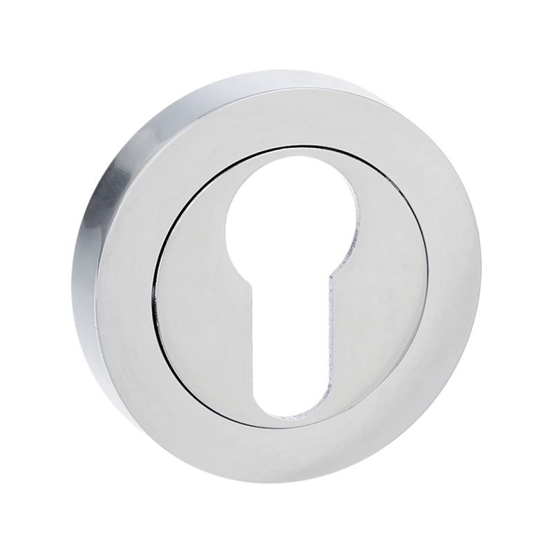 Rozeta Chrom Premium do Drzwi 38-45mm, Montaż Kompletny, Stylowy Akcent Wnętrza