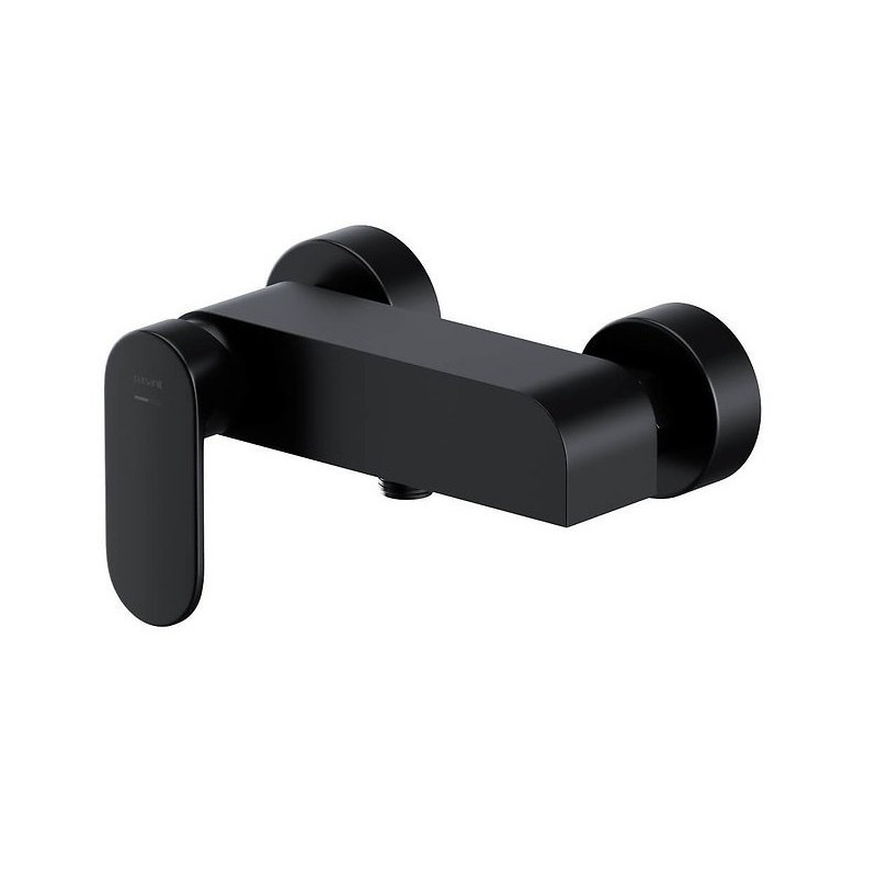 Stylowa i Nowoczesna Bateria Natryskowa Crea w Eleganckiej Czerni – Model Ścienny S951-321