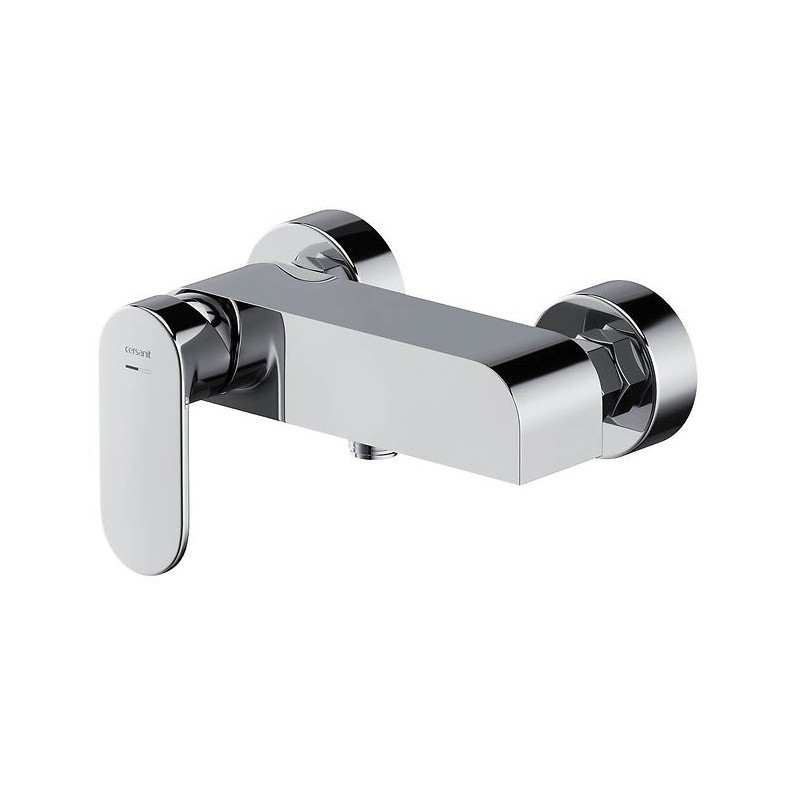 Funkcjonalna baterie natryskowa ścienna CREA – elegancja i trwałość w chromie!