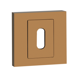 Klasyczna Rozeta Miedziana 55x55 – Stylowa Osłona Kluczowa do Drzwi Wewnętrznych