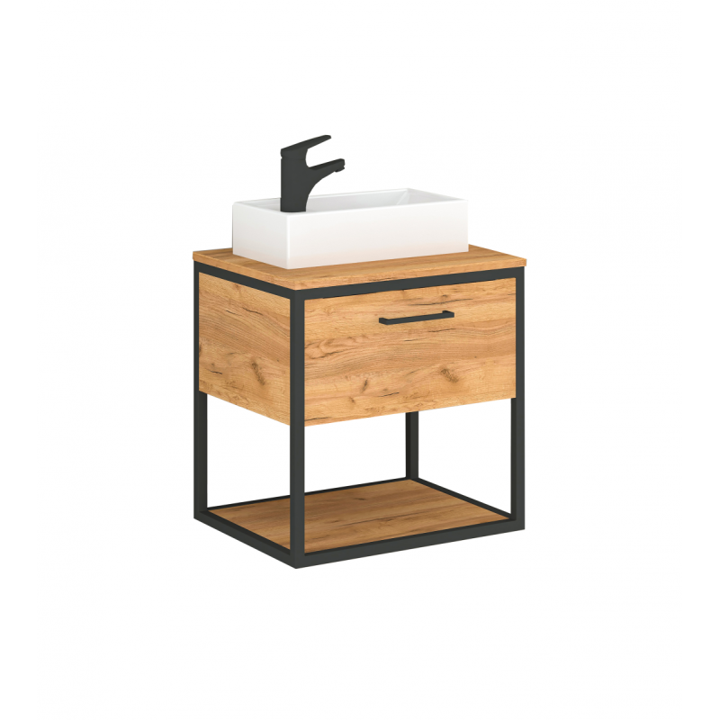 Modus Beta Zestaw 50 cm - Szafka z Blatem dla Twojej Łazienki!