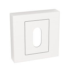 Rozeta Kwadratowa Satynowa 55x55 - Eleganckie Wykończenie dla Drzwi Wewnętrznych