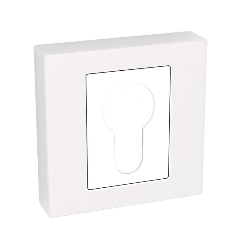 Elegancki Kwadratowy Szyld Satyna/Chrom - Wyjątkowe Wnętrze z Nowoczesnym Akcentem!