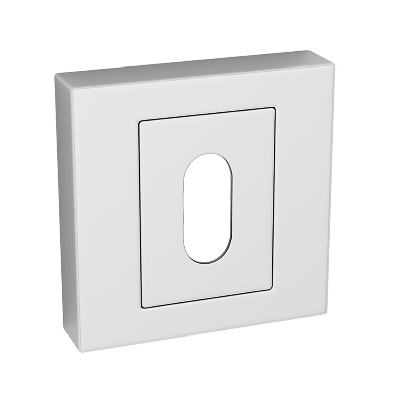 Elegancka Zaleta! Chromowany Szyld Kwadratowy z Maskowaniem - Stylowy Montaż Wewnętrzny!