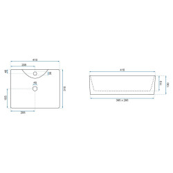Stylowa Umywalka Kelly Mini - Elegancja na Twoim Blacie