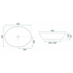 Stylowa Umywalka Margot Black/Gold - Elegancja na Blacie