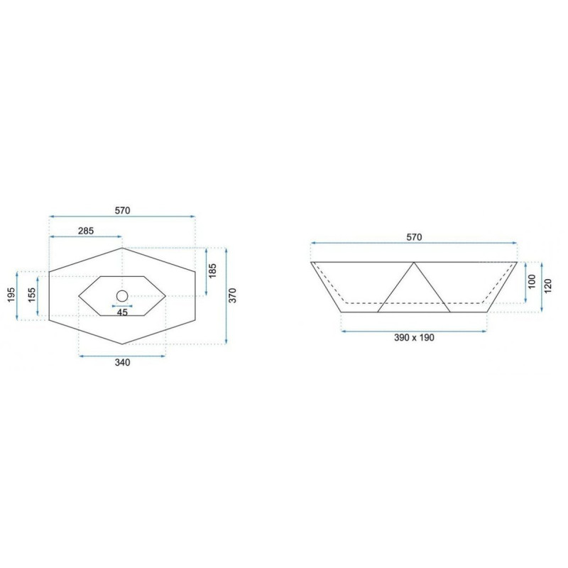 Luksusowa Umywalka Vegas z Granitu – Błysk i Styl na Twojej Łazienkowej Toaletce!