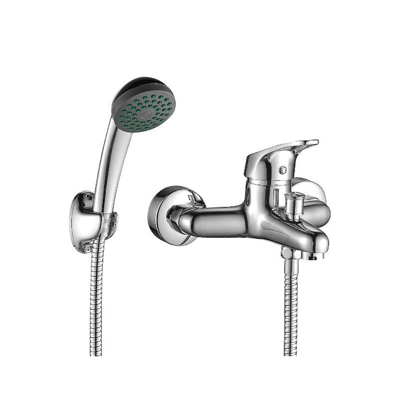 ORIS Chromowa Bateria Wannowa + Zestaw Natryskowy - Styl i Funkcjonalność w Jednym