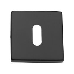 Stylowy Czarny Szyld Kwadratowy do Drzwi Wewnętrznych – Stal Nierdzewna, 2 Lata Gwarancji