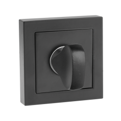 Elegancki Klamka WC Kwadrat w Głębokiej Czerni – Doskonały Akcent do Twojego Wnętrza!