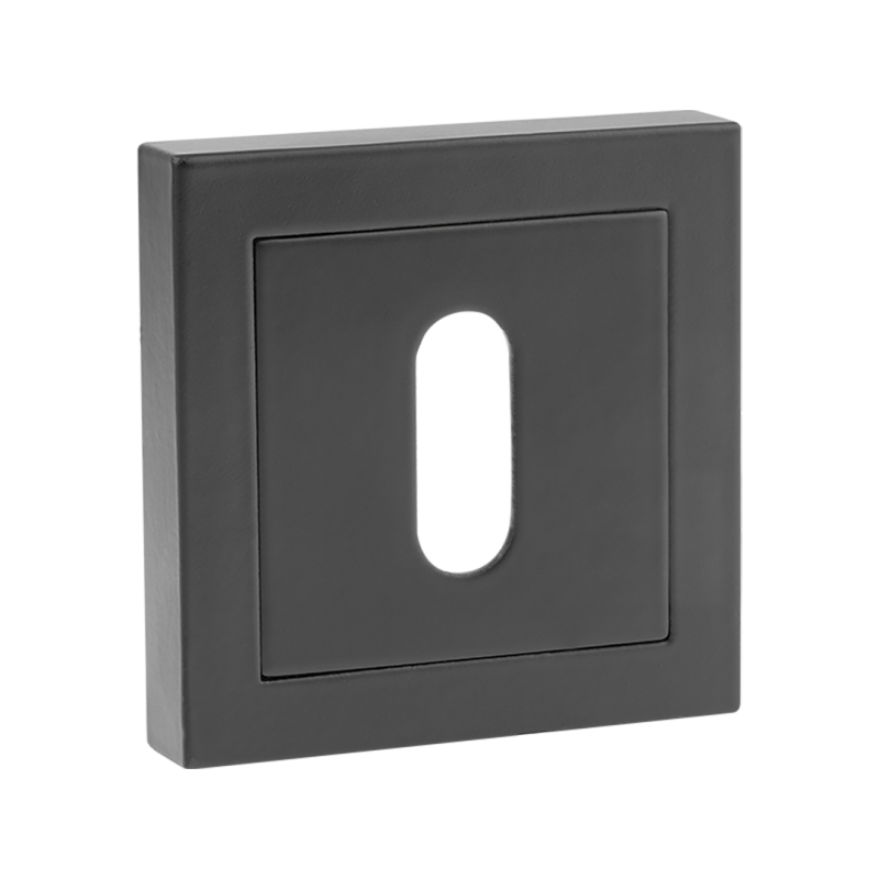 Kwadratowy Szyld WC z Czarnego Aluminium do Drzwi Wewnętrznych – Styl i Funkcjonalność