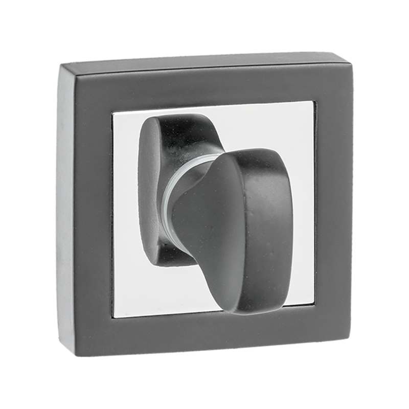 Szyld Wewnętrzny WC Elegance: Grafit/Chrom, Kompletny Zestaw dla Stylowego Wnętrza