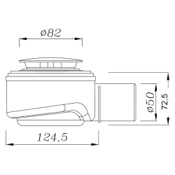 Szybki Syfon Brodzikowy Speed 19287 - Komfort i Bezproblemowy Montaż!