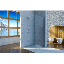 Loftim 80 cm: Nowoczesna ścianka prysznicowa dla stylowej łazienki