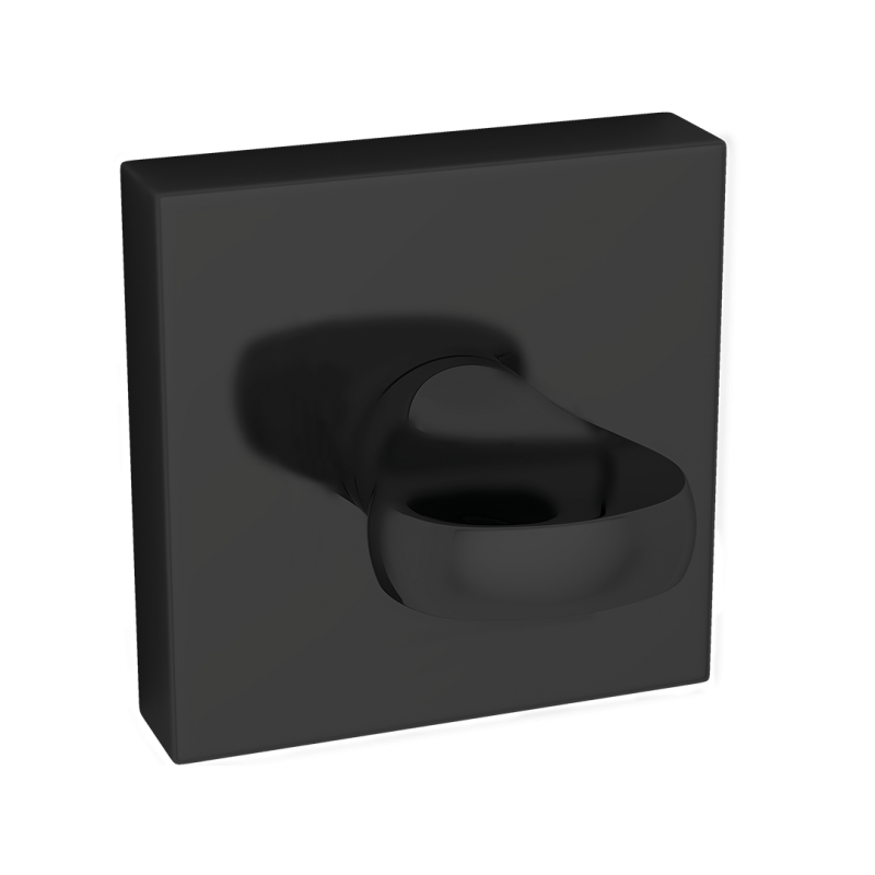 Kwadratowy Szyld WC z Czarnego Aluminium - Styl i Funkcja dla Twoich Drzwi Wnętrz!