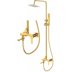 Glamour Gold - Elegancka Deszczownica z Ruchomą Wylewką od Invena