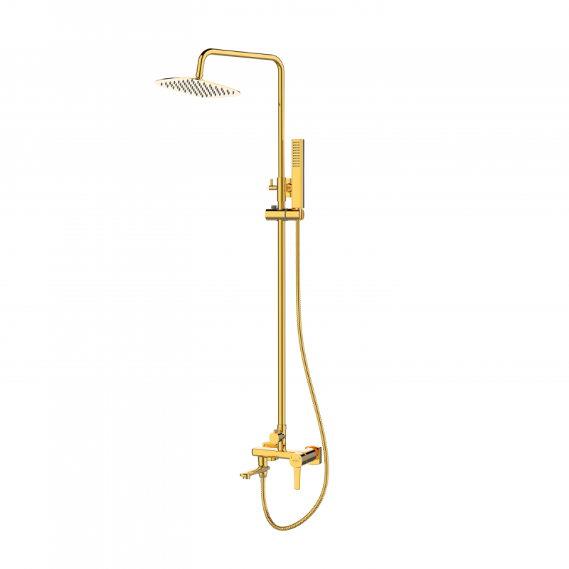 Glamour Gold - Elegancka Deszczownica z Ruchomą Wylewką od Invena