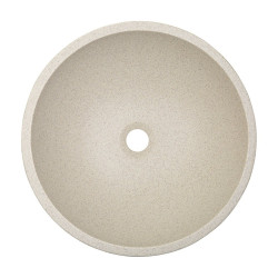 Granitowa Umywalka Amber 41 cm Beżowa - Elegancja i Trwałość na Lata!