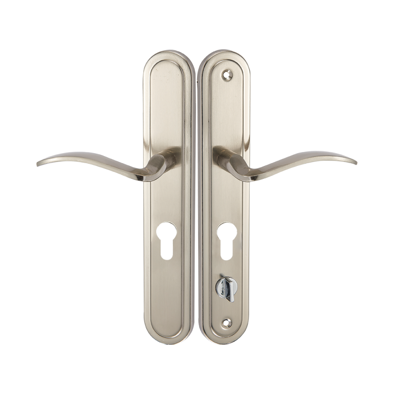 Elegancka Klamka IRMA Satyna - Solidność i Styl do Drzwi Zewnętrznych