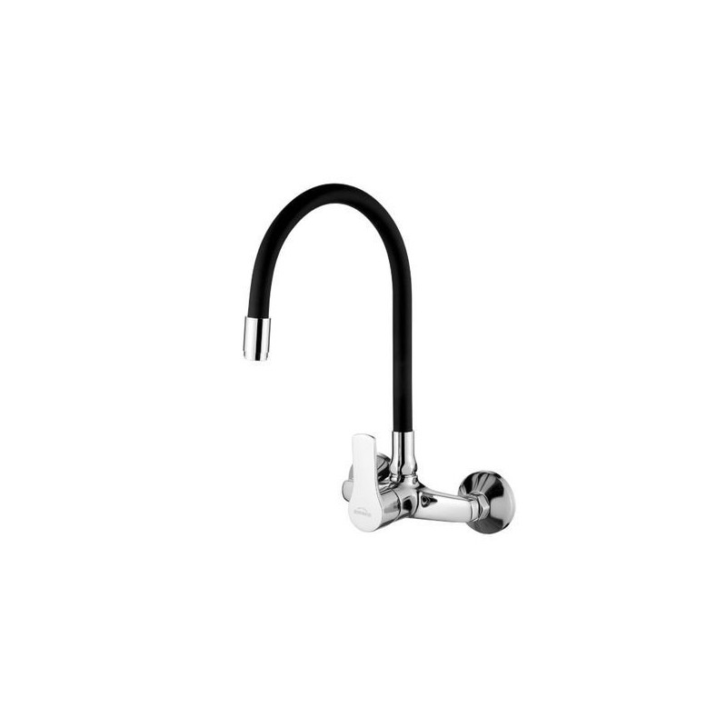 Elegancka Bateria Ścienna Verso Czarna – Styl i Funkcjonalność w Twojej Kuchni