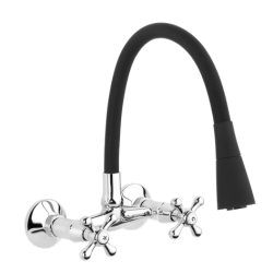 Elegancka Bateria Ścienna Roma – Styl i Nowoczesność w Czerni