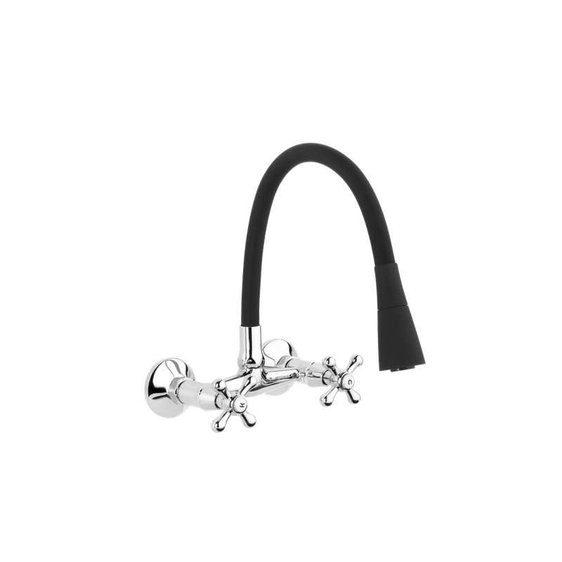 Elegancka Bateria Ścienna Roma – Styl i Nowoczesność w Czerni