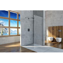 Luksusowa szklana ścianka prysznicowa narożna Easy In - 120 cm Styl i Elegancja!
