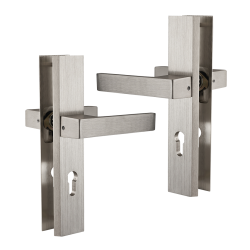 Stylowa Klamka FLOKO Classic Satyna 130mm – Bezpieczne Drzwi z Elegancją