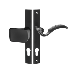 Elegancka klamka BARON z aluminowym uchwytem do drzwi zewnętrznych - klasyka i trwałość