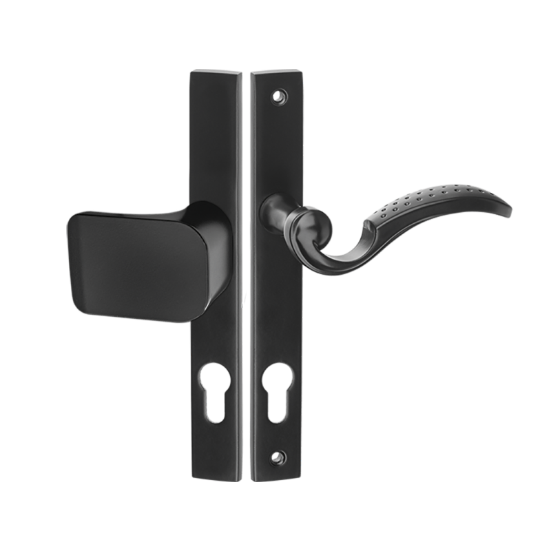 Elegancka klamka BARON z aluminowym uchwytem do drzwi zewnętrznych - klasyka i trwałość