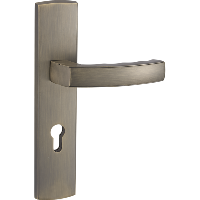 Stylowa Klamka Auris z Patyną - Wytrzymałość i Design dla Twoich Drzwi Zewnętrznych