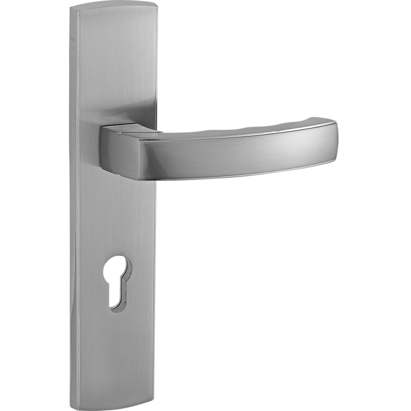 Elegancka Klamka Auris z Satynowym Wykończeniem - Styl i Bezpieczeństwo dla Twojego Domu!