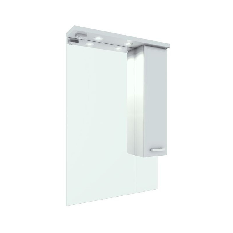 Eleganckie Lustro Ścienne ROSTI Prawe 70x70 cm - Nowoczesny Design