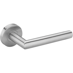 Stalowa Klamka WIGO na Rozecie – Elegancja i Trwałość dla Twoich Drzwi!