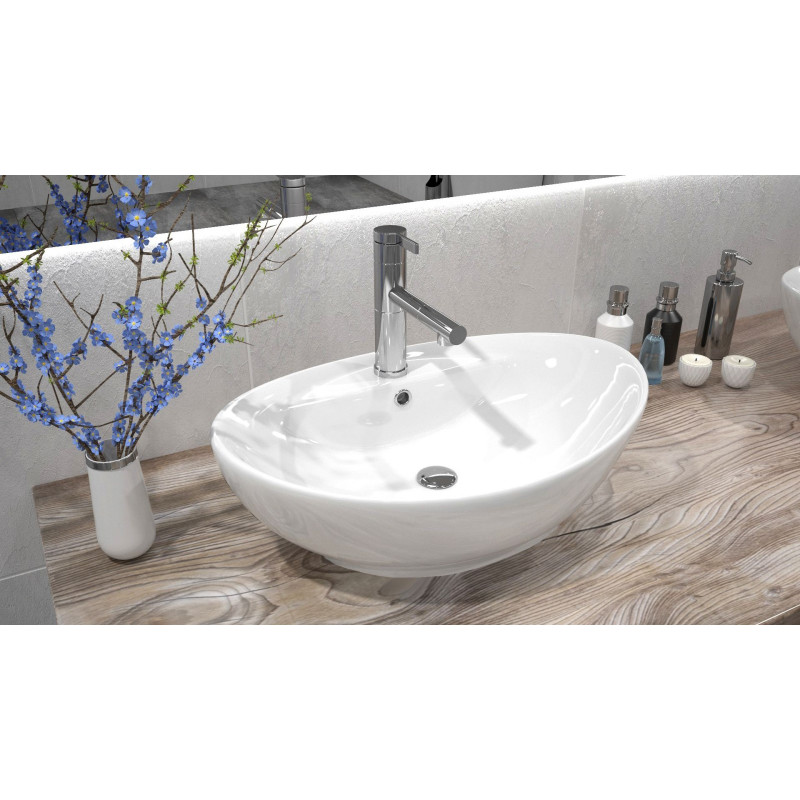 Elegancka Umywalka Nablatowa Cindy – Styl i Funkcjonalność w Twojej Łazience