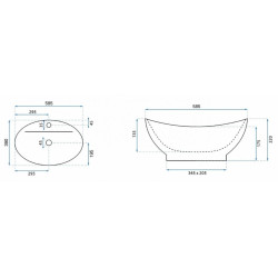 Elegancka Umywalka Nablatowa Cindy – Styl i Funkcjonalność w Twojej Łazience